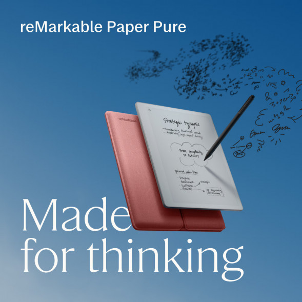 Графический планшет reMarkable Paper Pure+Marker Plus+Sleeve Folio, Desert Pink в Вологде