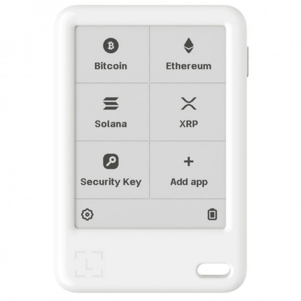 Комплект Криптокошелек Ledger Nano Gen5, белый + Декоративные бейджи (Set 3) в Вологде