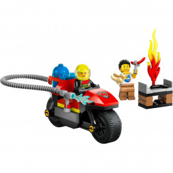 Конструктор LEGO City 60410 Пожарно-спасательный мотоцикл