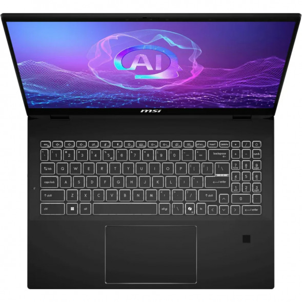 Ноутбук трансформер MSI Summit Pro 16 AI A2HVETG-084RU (16&amp;quot;, IPS, Intel Core Ultra 9 285H 2.9ГГц, 16 ядер, 32ГБ LPDDR5, 1ТБ SSD, NVIDIA GeForce RTX 4050 - 6 ГБ, Windows 11 Pro), черный в Вологде