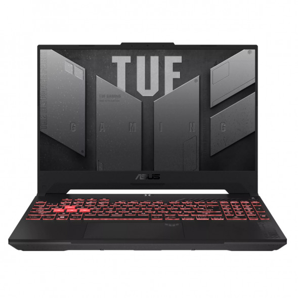 Ноутбук ASUS TUF Gaming A17 FA707NUG-HX156 (17.3&amp;quot;, IPS, 6 ядер, AMD Ryzen 7 7445HS 3.2 ГГц, 16 ГБ DDR5, SSD 512 ГБ, NVIDIA GeForce RTX 4050 - 6 ГБ, без ОС), черный в Вологде