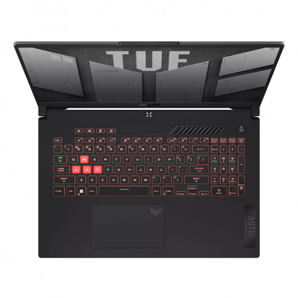Ноутбук ASUS TUF Gaming A17 FA707NUG-HX156 (17.3&amp;quot;, IPS, 6 ядер, AMD Ryzen 7 7445HS 3.2 ГГц, 16 ГБ DDR5, SSD 512 ГБ, NVIDIA GeForce RTX 4050 - 6 ГБ, без ОС), черный в Вологде