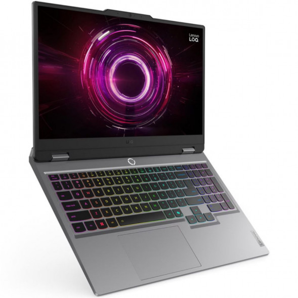 Ноутбук Lenovo LOQ 15AHP10 (83JG003DPB) (15.6&amp;quot;,  IPS, AMD Ryzen 5 220, 6 ядер, 16 ГБ DDR5, SSD 512 ГБ, NVIDIA GeForce RTX 5050 - 8 ГБ, без ОС), серый в Вологде