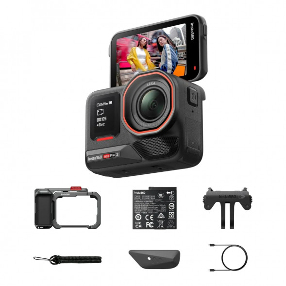 Экшн-камера Insta360 Ace Pro 2 Single Battery Xplorer Bundle, Gray в Вологде