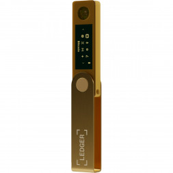 Аппаратный криптокошелек Ledger Nano X, Gold