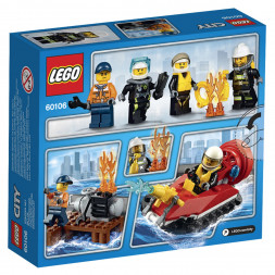 Конструктор LEGO City Fire 60106 Пожарная охрана