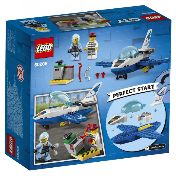 Конструктор LEGO City Police 60206 Воздушная полиция: патрульный самолет в Вологде