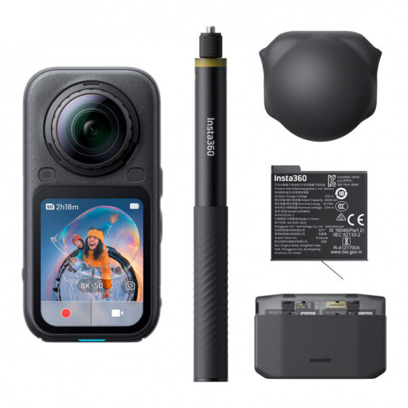 Экшн-камера Insta360 X6 Essentials Bundle, Black в Вологде