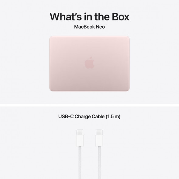 Ноутбук Apple MacBook Neo MHFJ4 (A18 Pro 5-Core GPU, 8/512GB), Розовый/Blush в Вологде