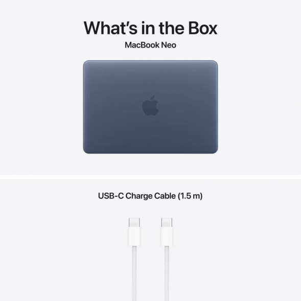 Ноутбук Apple MacBook Neo MHFG4 (A18 Pro 5-Core GPU, 8/512GB), Синий/Indigo в Вологде
