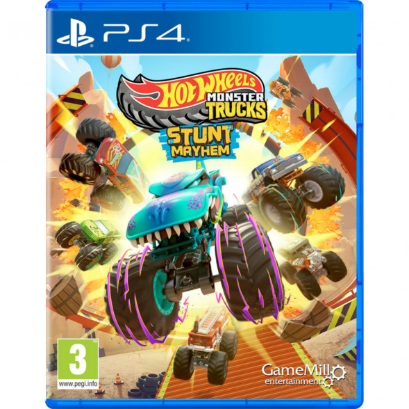 Игра Hot Wheels Monster Trucks: Stunt Mayhem [PS4, английская версия] в Вологде