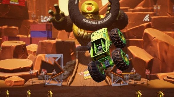 Игра Hot Wheels Monster Trucks: Stunt Mayhem [PS4, английская версия] в Вологде