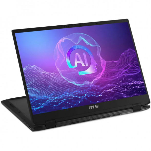 Ноутбук трансформер MSI Summit 16 AI Evo A2HMTG-057RU (16&amp;quot;, IPS, Intel Core Ultra 7 255H 2ГГц, 16 ядер, 16ГБ LPDDR5, 1ТБ SSD, Intel Arc 140T, Windows 11 Home), черный в Вологде